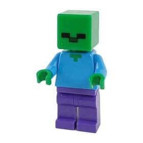 LEGO&reg; ZOMBIE Minifigure&trade; Dark Purple Legs min010 Minecraft