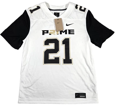 Nike Men's Coach Prime #21 Deion Sanders 2.0 White Jersey NWT Medium New - Image 1 of 4