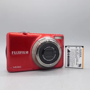 Fujifilm Digital Camera FinePix JV300 14.0MP Red Tested - Picture 1 of 8