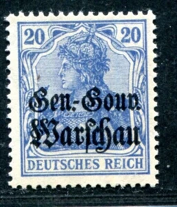 OCCUPATION WW I POLAND 1916 13c ** MNH FLAWLESS OPINION BPP 80€(K7113 - Picture 1 of 1