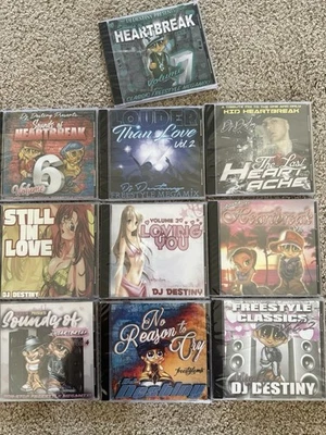 Lot Of 10 Classic Old School Latin Freestyle Megamixes Dj Destiny (Brand New) - Image 1 of 4