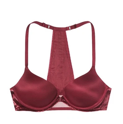 VICTORIA'S SECRET VERY SEXY FRONT CLOSE PUSH UP BRA size 36DD Underwire Holidays - Image 1 of 4