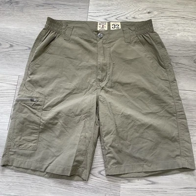 Redhead Cargo Shorts (Measures Size 30) Green Ripstop Lightweight Hiking Outdoor - Image 1 of 4