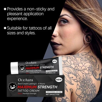Tattoo Cream Gel Up to 6 Hours Extra Strength for Tattoos 20g - image 1 of 4