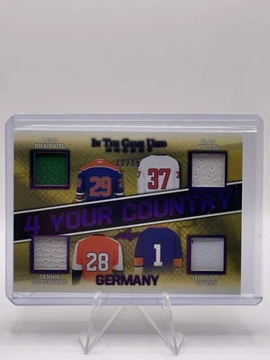 Leaf In the Game 2020 usado 4 Your Country Alemania Leon Draisaitl 12/15 Foto 1 de 2