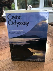 celtic odyssey - cd - rom virtual journey ! will run on windows . sealed  - Picture 1 of 3