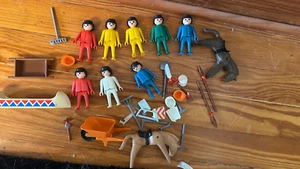 Vintage Playmobil, Native American and Construction crew - Picture 1 of 1