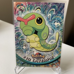 1999 Topps Pokemon - #10 CATERPIE - Black Logo - FREE SHIP