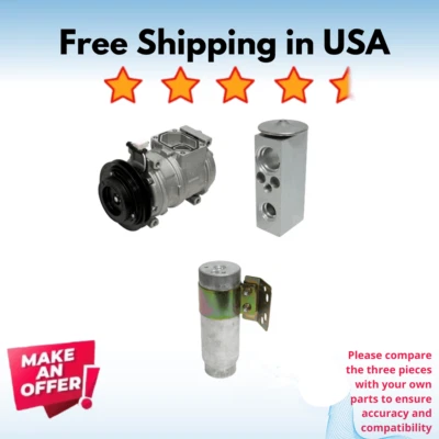 Kit Compressor A/C Fit Chrysler Grand Voyager 2000, Dodge Caravan 1996-2000 - Image 1 of 4