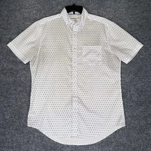 International Report 4 Way Stretch Button Up Shirt Short Sleeve Floral Men's M - Picture 1 of 6