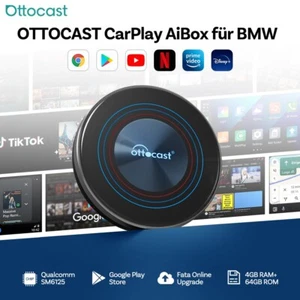 OTTOCAST I3 AI Box BMW Wireless Carplay APP Store Video Split-Screen 4+64GB - Bild 1 von 13