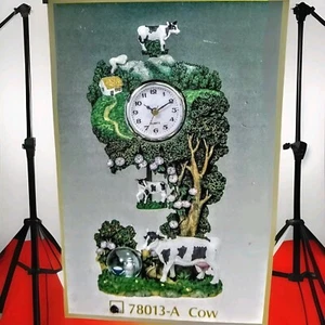 Clock. Vintage Ceramic Cow Clock Cardona Collection - Picture 1 of 11