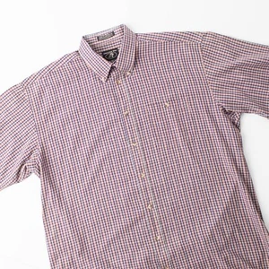 Falcon Bay Men's XLT Short Sleeve Button Up Plaid Shirt - Picture 1 of 8