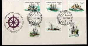 AAT BARCOS DE LA ANTÁRTIDA CUBIERTA 1981 CON MELBOURNE CANCELAR REF214 - Imagen 1 de 1