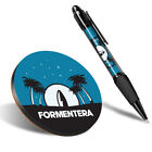 1 x okrągła podstawka i 1 długopis Formentera Surfing Beach Palmy #60847