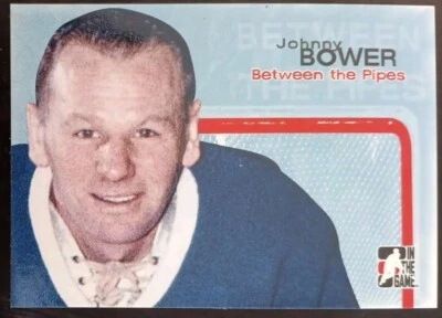 2005 - 2006 ITG Between The Pipes Johnny Bower #1 Hockey Card - Image 1 of 2