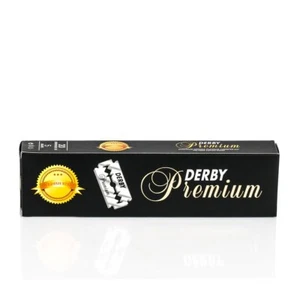 25 cuchillas de afeitar de seguridad Derby Premium Super Stainless Double Edge - Imagen 1 de 1