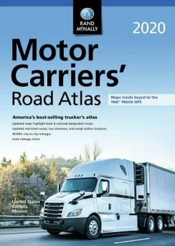 Rand Mcnally 2020 Motor Carriers' Road Atlas by Rand McNally (2019, Hardcover)