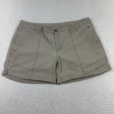 Shorts Mountain Hardwear Feminino 12 Cáqui Caminhadas ao Ar Livre Casual Elástico 5” - Imagem 1 de 4