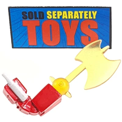 Transformers Heroes of Cybertron Optimus Prime RIGHT ARM + AXE ax PVC body part - Image 1 of 4
