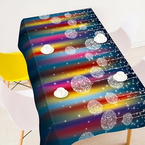 3D Schneeflocke Kugel B35 Weihnachten Tischdecke Tischdecke Tuch Geburtstag Party Zoe - Bild 1 von 6