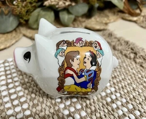 Rare Vintage Disney Princess Snow White Piggy Coin Bank ~ Germany - Picture 1 of 6