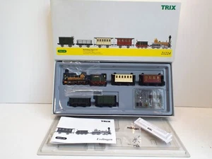 TRIX 21224 HO RARE WURTTEMBERGER ZUG UM 1859 TRAIN SET NOS MIB (OO2860) - Picture 1 of 10