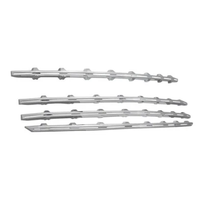 Nueva superposición de inserción de rejilla delantera cromada de 4 piezas para Silverado 1500 LT RST 2020-21 Foto 1 de 2