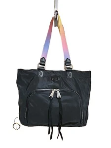 Aimee Kestenberg Black Nylon Shoulder Bag - Picture 1 of 9