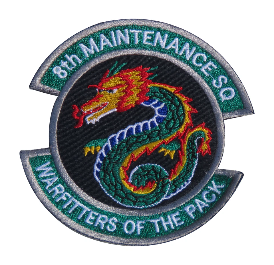 US Air Force 8th Maintenance Sq. Warfitters of the Pack Patch - Image 1 of 1