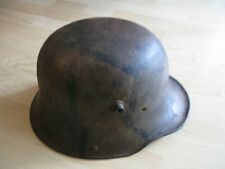 Original WW1 German M16 Steel Trench Helmet - Chromed Inside