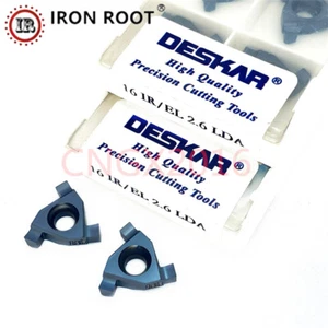 DESKAR 10P 16IR/EL 2.6 LDA CNC Cutting Tool Shallow Groove Carbide Insert SER - Picture 1 of 6