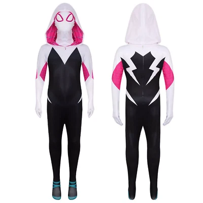 Kids Spider Girl Halloween Costume for Girls Gwen Stacy Halloween Girl Costume - Image 1 of 4