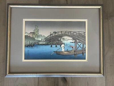 Японская гравюра на дереве, от SHODA kOH, оригинальная репродукция Ca. 1930-е - Изображение 1 из 4