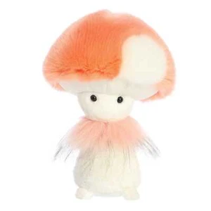 Aurora - Fungi Friends - 9" Pretty Salmon Vibrant Stuffed Animal - Picture 1 of 5