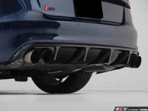 ECS - Rear Diffuser for Audi C7 A6/S6 - Gloss Black - Picture 1 of 12