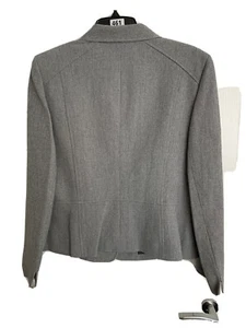 Kasper Grey Jacket Size 16 UK Smart Blazer Work RRP $119 - Picture 1 of 12