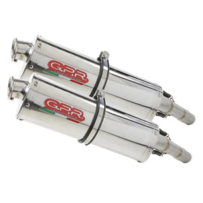 HONDA VTR1000 SP-1 RC51 2000/01 SILENCER STAINLESS TRIOVAL BY GPR SILENCER ITALY - Image 1 of 4