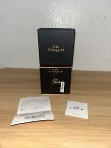 NIB COACH Set of 3 Open Circle Ring Set Rose Gold Size 7 - Picture 1 of 6