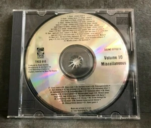 Sound Effects CD Volume 10 Miscellaneous - USED TESTED - Picture 1 of 5