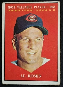 1961 Topps #474 Al Rosen Cleveland Indians AL MVP - PR - Bild 1 von 2