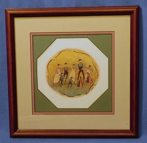 P Buckley Moss "Arm in Arm" Members Only Print, 1988, gerahmt, #2682/6259 - Bild 1 von 8