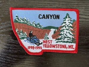 Parche Cañón Oeste Yellowstone 1998-1999 Montanal - Imagen 1 de 2