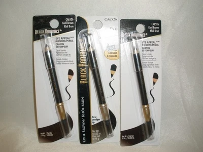 New Lot of 3 Black Radiance Eye Appeal Blending Pencils Kohl Brown *Read* - Image 1 of 2