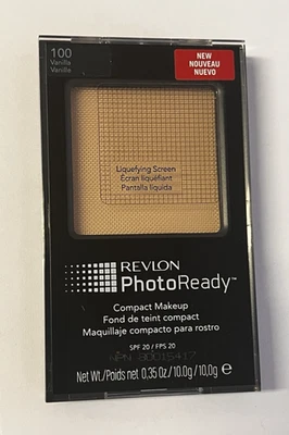 Revlon Photoready Compact Makeup, 100 Vanilla 0.35 oz NOS Sealed - Image 1 of 3