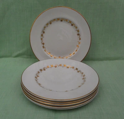 6 vintage Royal Doulton "Citadel" china side plates - 16.5 cm (6.5 inches) dia'r - Image 1 of 3