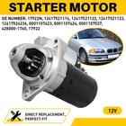 Starter Motor for BMW 116i 118i 318i 320i 325i E81 E87 E90 E91 2005-2013 17922N