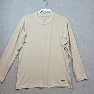 Patagonia Capilene Mens Medium Mock Neck Base Layer Made In USA - Picture 1 of 12