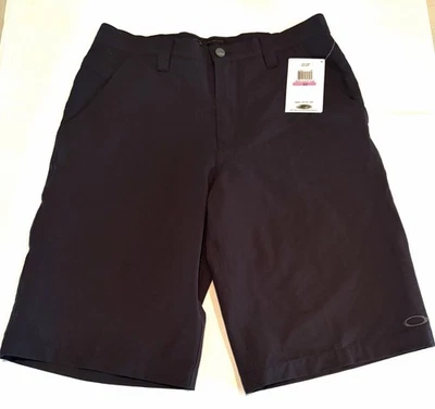 Pantalones Cortos OAKLEY Para Hombre 32 Negro Jet con Logo Bermudas Foto 1 de 4