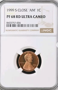 1999-S PROOF LINCOLN CENT - CLOSE AM - NGC PF-68 RD ULTRA CAMEO - Picture 1 of 2